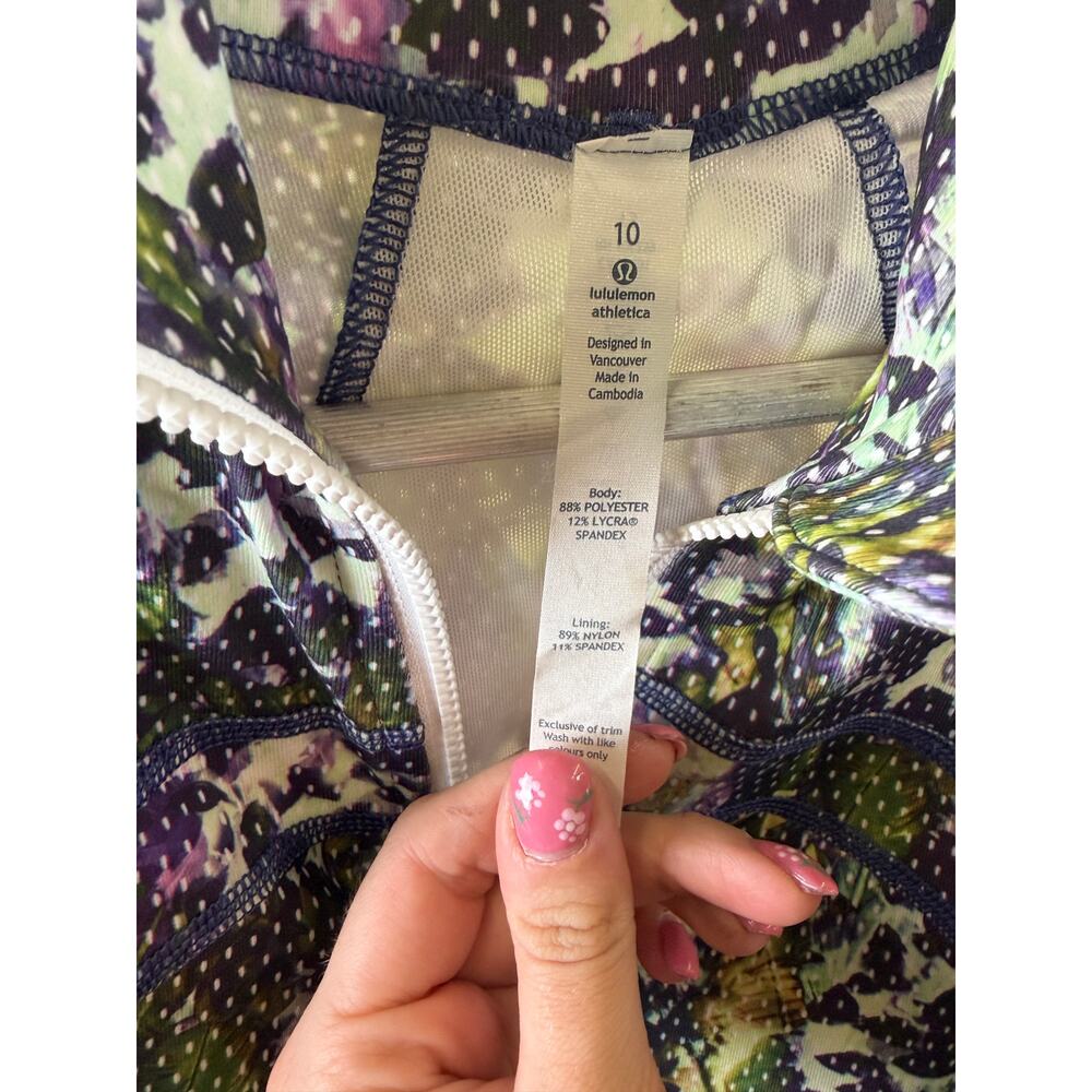 Lululemon Multicolor Polyester Basic Jacket Size 10 - Picture 2 of 3